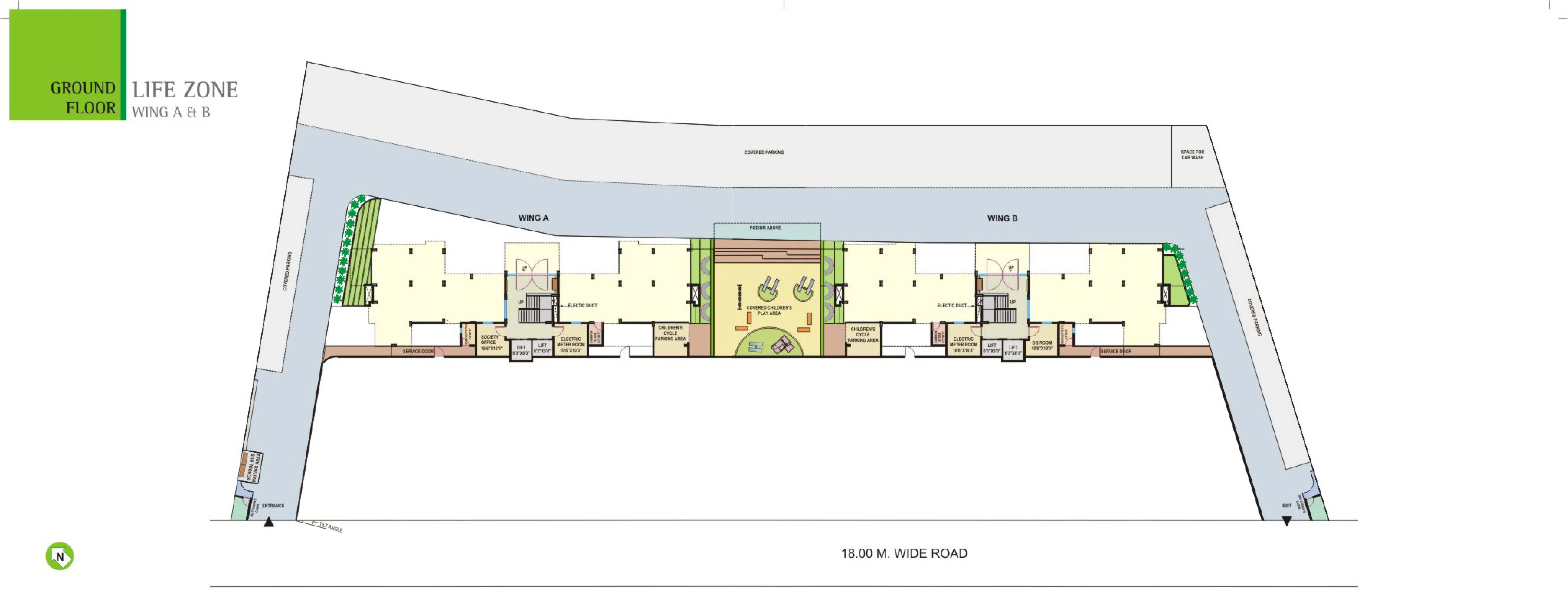 4 BHK Floor Plan